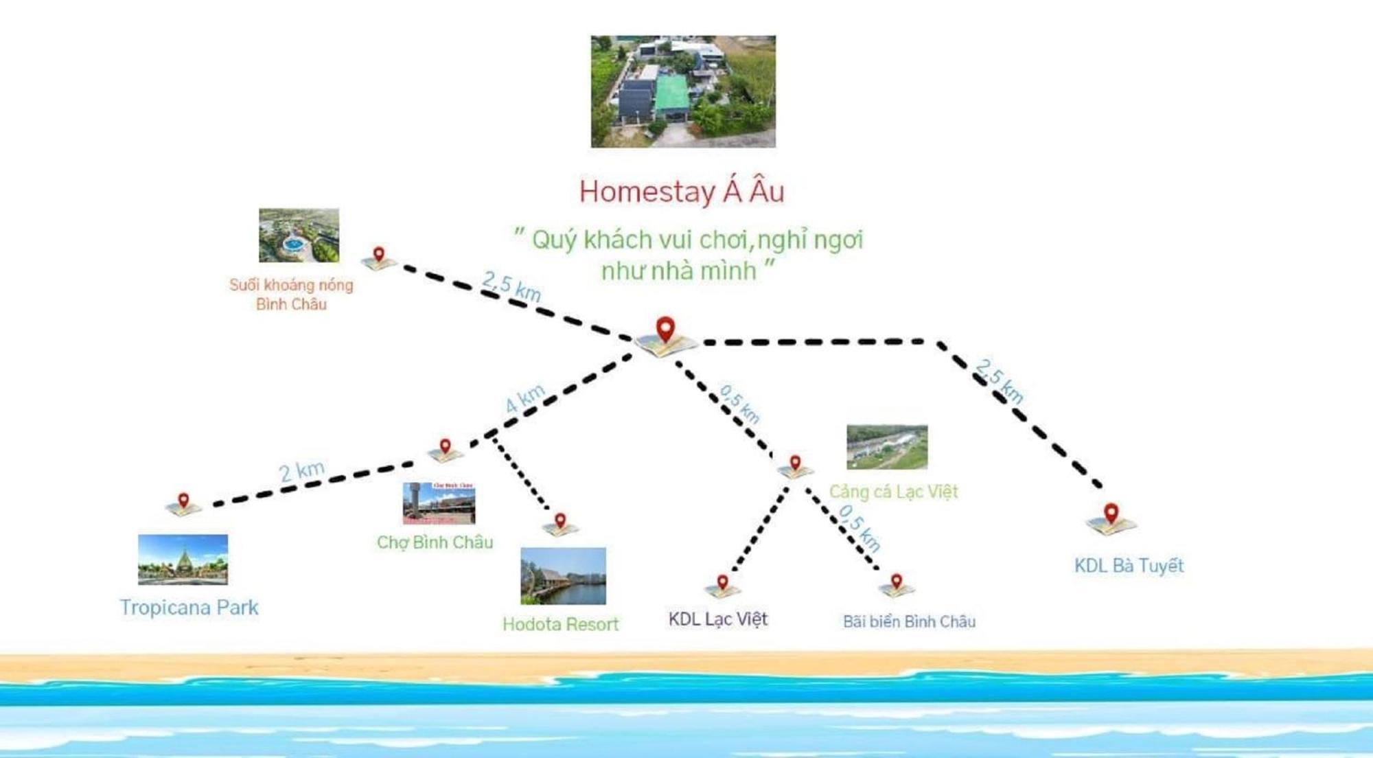 Homestay A Au Family Binh Chau Luaran gambar